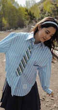 欧阳娜娜假日休闲森系写真照片