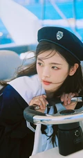 杨超越水手制服装清新氧气写真图片