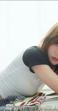 气质时尚女生小妹奶茶Emily可爱运动背心短裤居家温馨写真套图