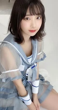 鬼马精灵，卡哇伊少女水凑みお精选可爱自拍生活照图片图集