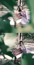 唐艺昕清爽穿搭街拍写真图片