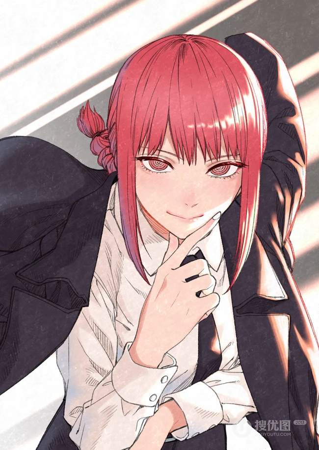 动漫中那些抢眼的二次元红发少女精心高清插画美图