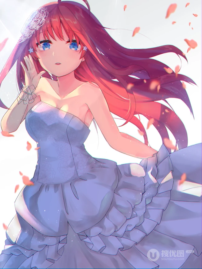 动漫中那些抢眼的二次元红发少女精心高清插画美图