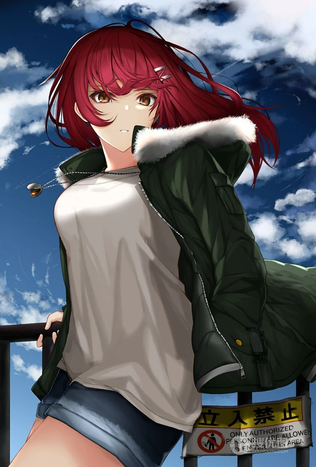 动漫中那些抢眼的二次元红发少女精心高清插画美图