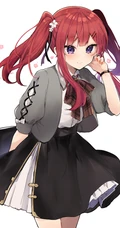 动漫中那些抢眼的二次元红发少女精心高清插画美图