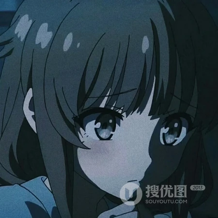 温柔可爱日系动漫少女头像，双丸子头优质动漫女生精选头像图片