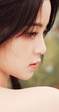 欧阳娜娜甜美清新礼裙印花裙街拍写真图片
