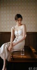 欧阳娜娜多套服饰穿搭气质时尚写真显美肩长腿杂志图片