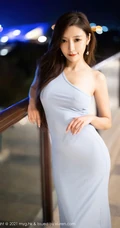 轻熟范十足女生王馨瑶yanni身穿高叉紧身连衣裙显凹凸有致身材套图