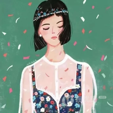 独一无二，与众不同 个性且有气质的手绘插画女生头像动漫图片