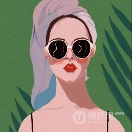 独一无二，与众不同 个性且有气质的手绘插画女生头像动漫图片
