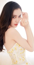 angelababy气质优雅繁花纱裙邂逅绚丽盛夏写真图片