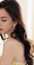angelababy气质优雅繁花纱裙邂逅绚丽盛夏写真图片