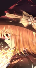 魔法少女图片，戴着魔法帽 不同风格的动漫魔法少女高清插画图片
