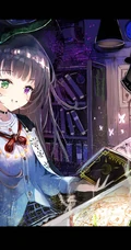 魔法少女图片，戴着魔法帽 不同风格的动漫魔法少女高清插画图片