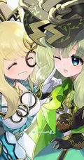 魔法少女图片，戴着魔法帽 不同风格的动漫魔法少女高清插画图片