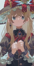 魔法少女图片，戴着魔法帽 不同风格的动漫魔法少女高清插画图片