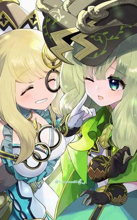 魔法少女图片，戴着魔法帽 不同风格的动漫魔法少女高清插画图片