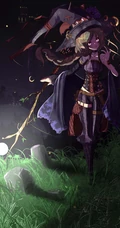 魔法少女图片，戴着魔法帽 不同风格的动漫魔法少女高清插画图片