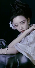 张月清冷悠扬古装水墨风格写真大片，尽情展现东方美人风情