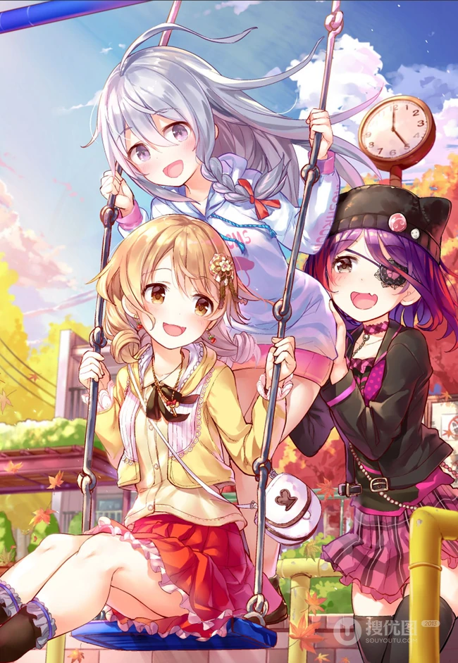 电视动画《偶像大师：灰姑娘女孩》人物森久保乃乃高清插画图集