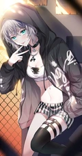 对乐器超喜欢执着的二次元少女《BanG Dream!》人物青叶摩卡高清插画图集