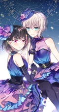 对乐器超喜欢执着的二次元少女《BanG Dream!》人物青叶摩卡高清插画图集