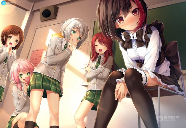 对乐器超喜欢执着的二次元少女《BanG Dream!》人物青叶摩卡高清插画图集
