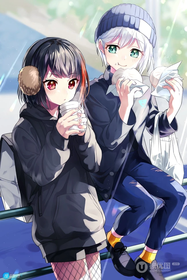 对乐器超喜欢执着的二次元少女《BanG Dream!》人物青叶摩卡高清插画图集