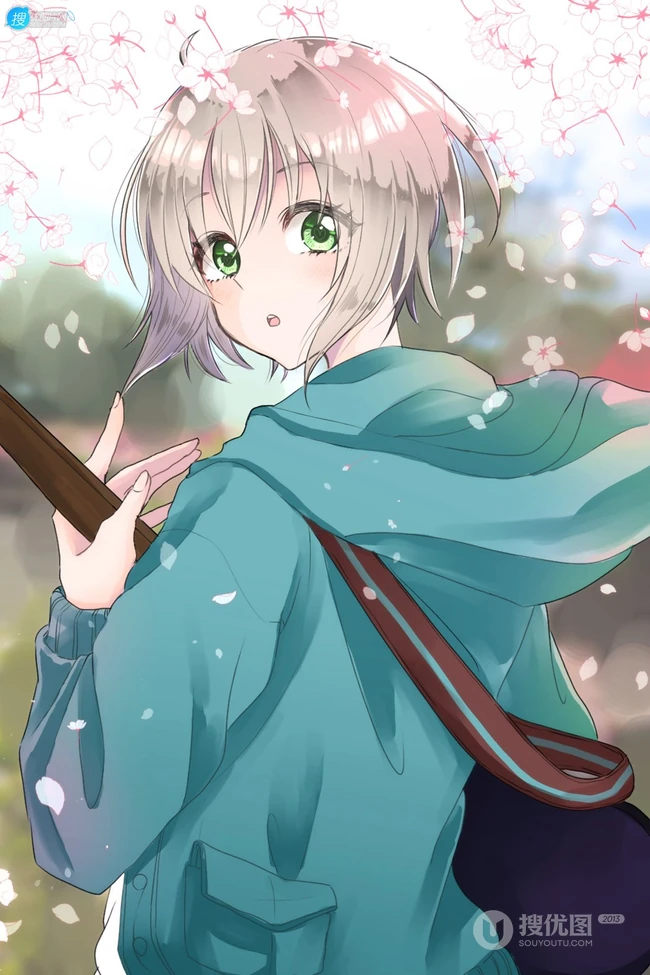 对乐器超喜欢执着的二次元少女《BanG Dream!》人物青叶摩卡高清插画图集