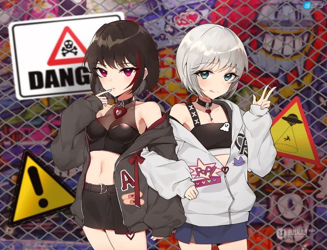 对乐器超喜欢执着的二次元少女《BanG Dream!》人物青叶摩卡高清插画图集