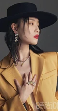 倪妮气质复古裙装穿搭优雅气质美照