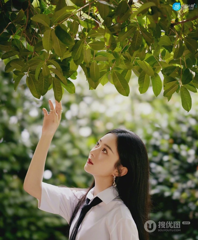 赵丽颖学院风穿搭现身户外朝气感十足青春美照