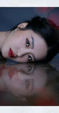 杨采钰优雅气质黑色轻纱礼裙裙穿着个人写真美照