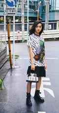 木村光希个性艺术感眼妆搭配时尚复古服饰等写真杂志图片
