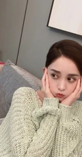 娜扎惬意居家休闲装穿搭可爱自拍生活照图片