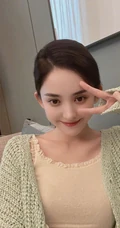 娜扎惬意居家休闲装穿搭可爱自拍生活照图片