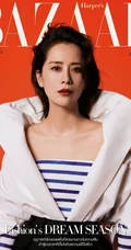 海清多套优雅气质穿搭轻熟范十足写真登杂志图片