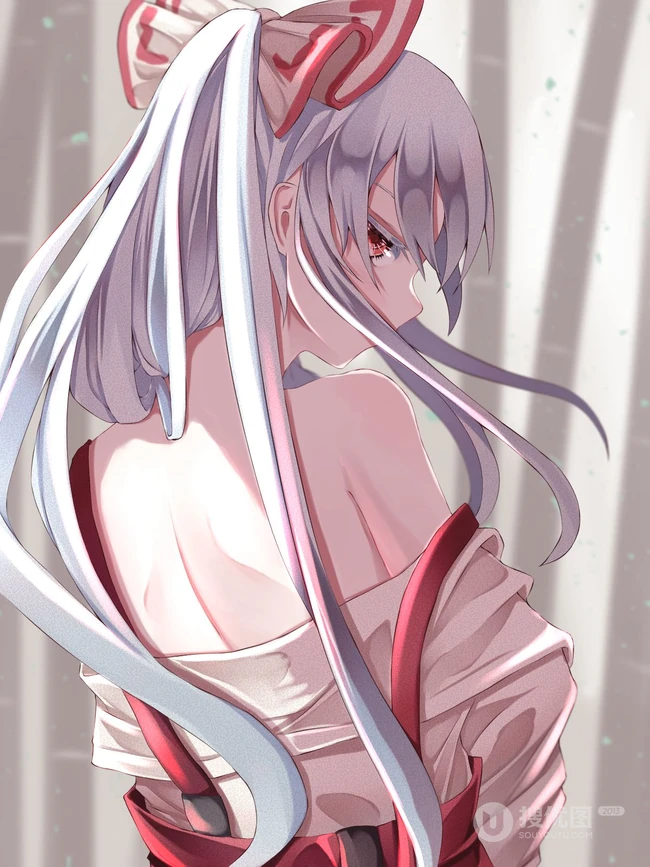 动画动漫《东方Project》人物藤原妹红高清插画图集欣赏