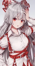动画动漫《东方Project》人物藤原妹红高清插画图集欣赏