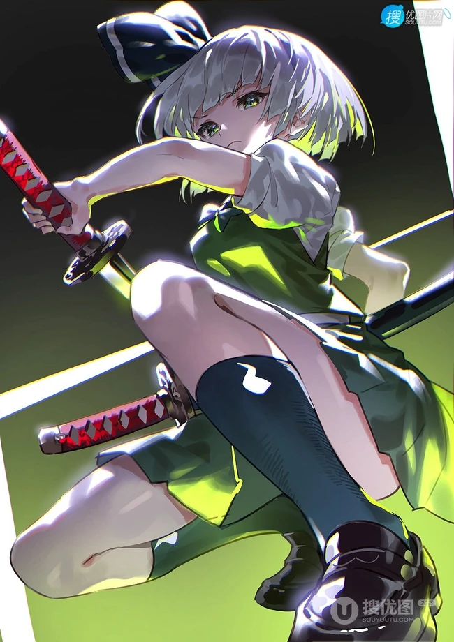 活力四射的动漫元气超短裙制服少女好看插画图片集欣赏