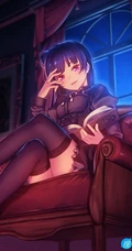 动漫《LoveLive!Sunshine!!》人物角色津岛善子高清插画图集欣赏