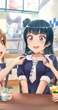 动漫《LoveLive!Sunshine!!》人物角色津岛善子高清插画图集欣赏