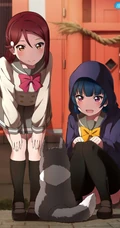动漫《LoveLive!Sunshine!!》人物角色津岛善子高清插画图集欣赏
