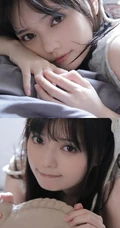 仙女气质满满的甜美可爱白裙少女居家慵懒午后时光写真图片