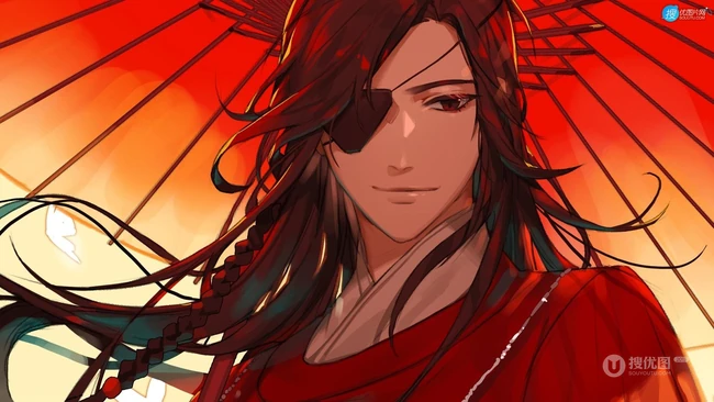 情深义重，为爱成绝的《天官赐福》男主角之一花城高清插画美图欣赏