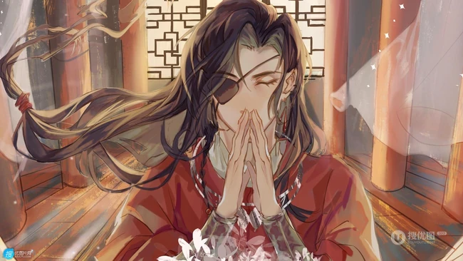 情深义重，为爱成绝的《天官赐福》男主角之一花城高清插画美图欣赏