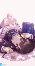 JK制服短裙动漫少女高清插画图片，日本画师日向あずり作品欣赏