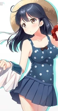 JK制服短裙动漫少女高清插画图片，日本画师日向あずり作品欣赏