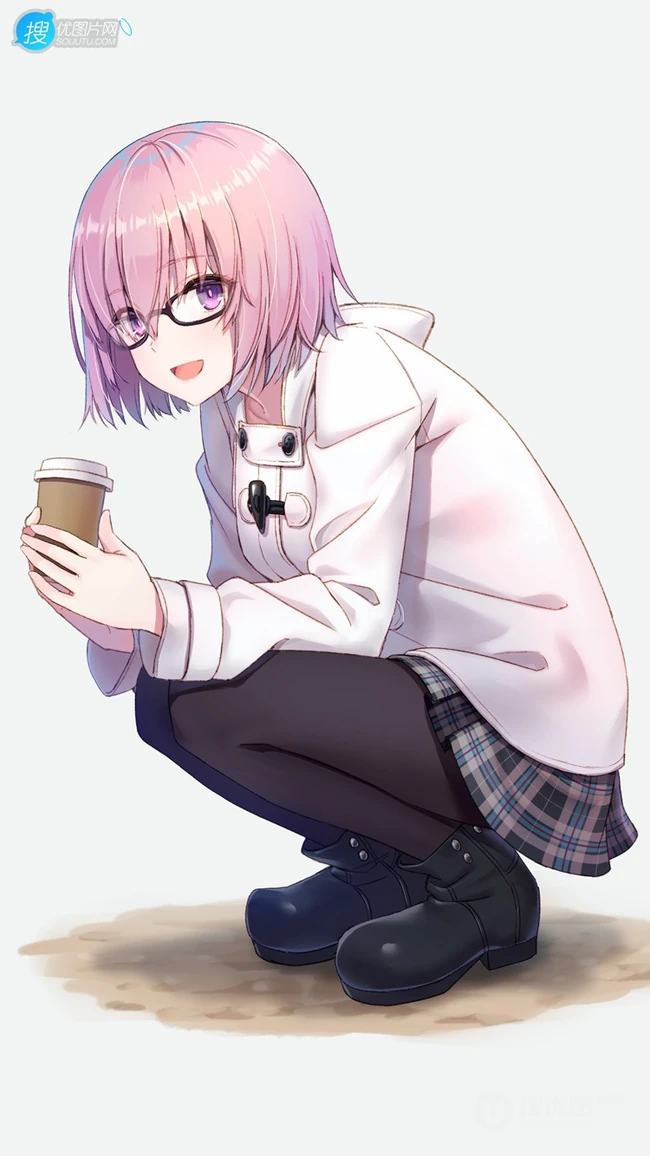 JK制服短裙动漫少女高清插画图片，日本画师日向あずり作品欣赏